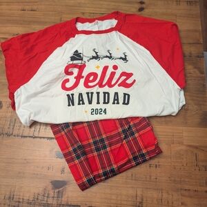 Christmas Pajamas Unisex Size XL